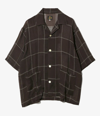 Needles Cabana Shirt Cupra Crepe Plaid 襯衫