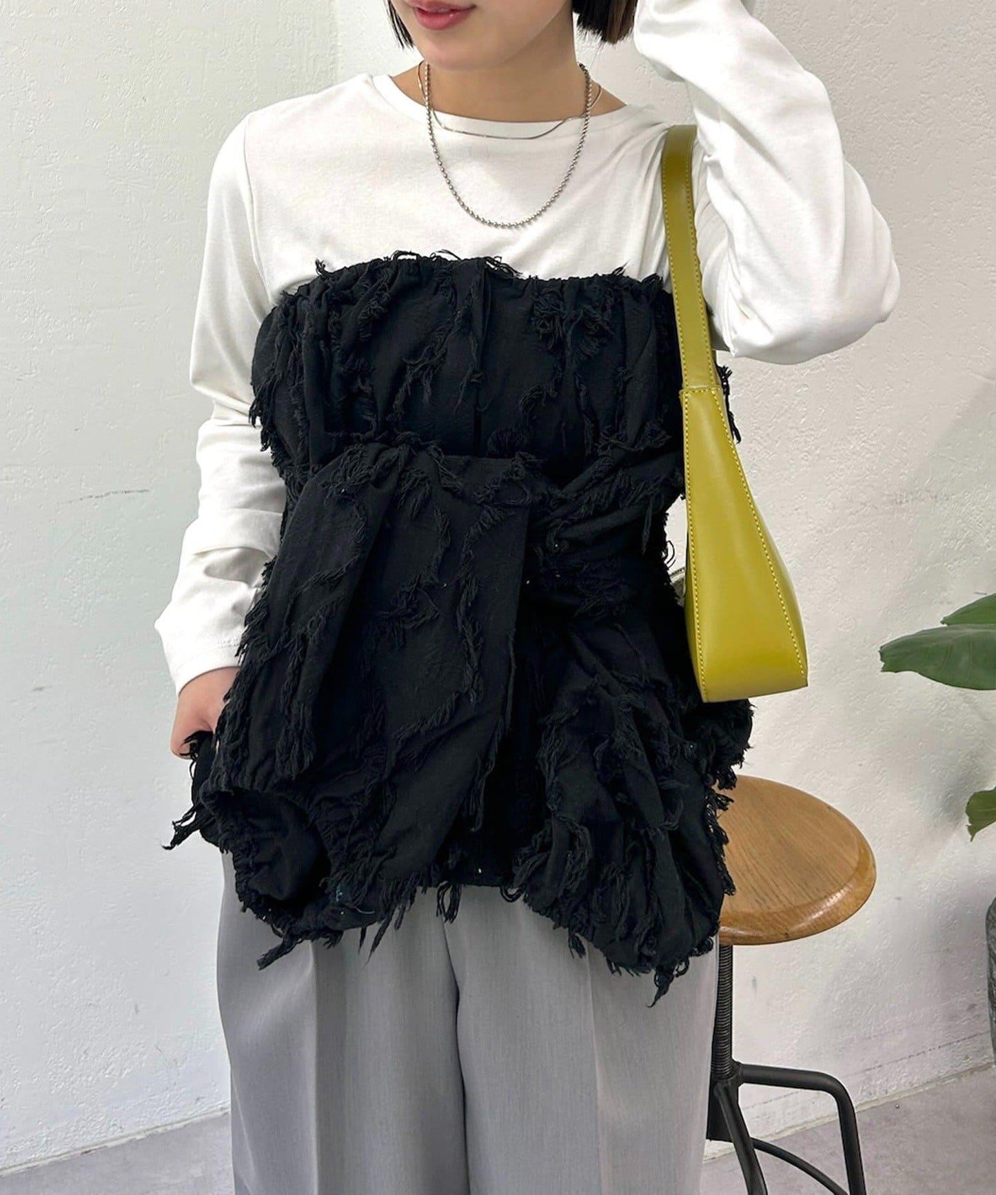 26SS 多穿法提花襯衫