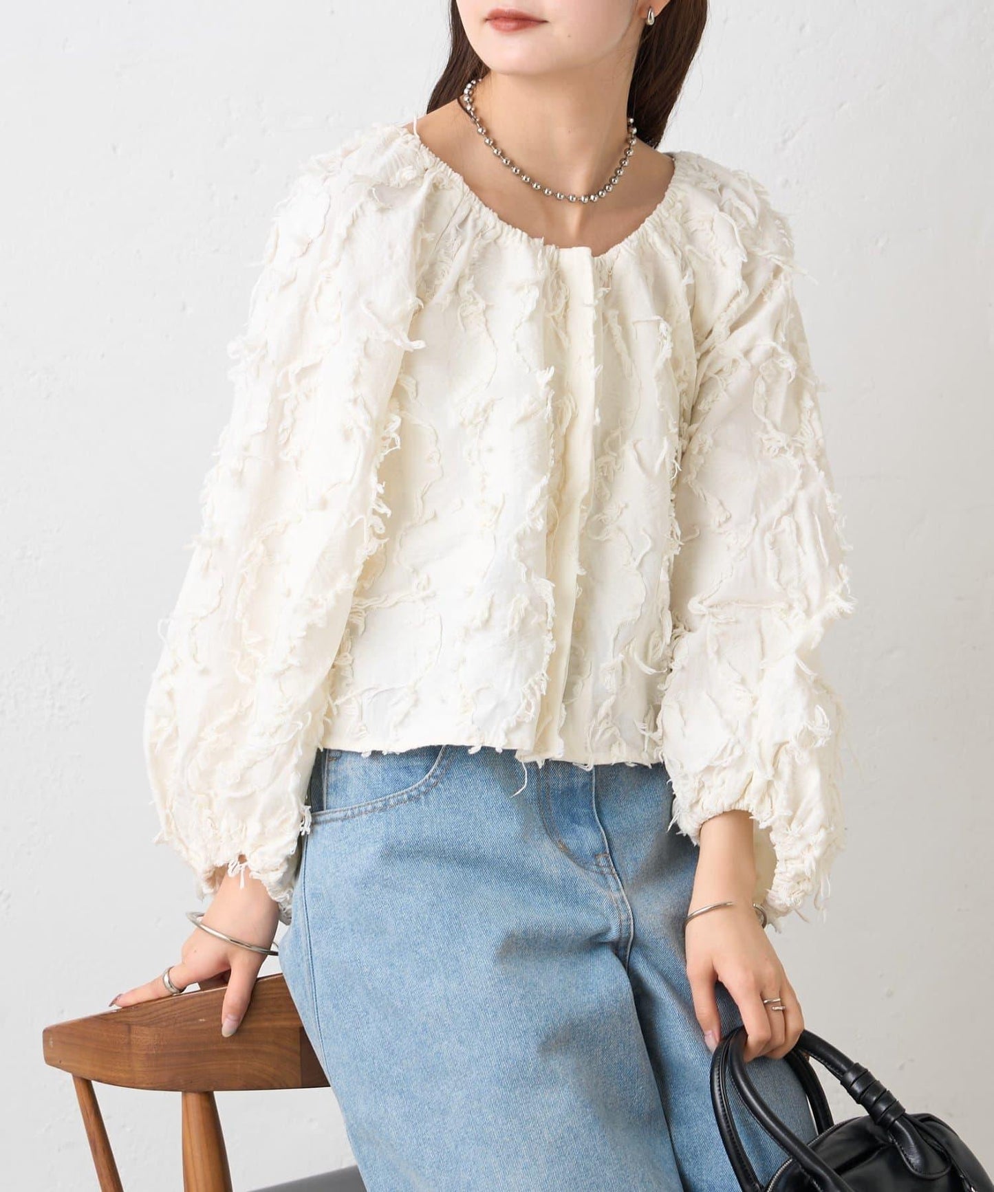 26SS 多穿法提花襯衫