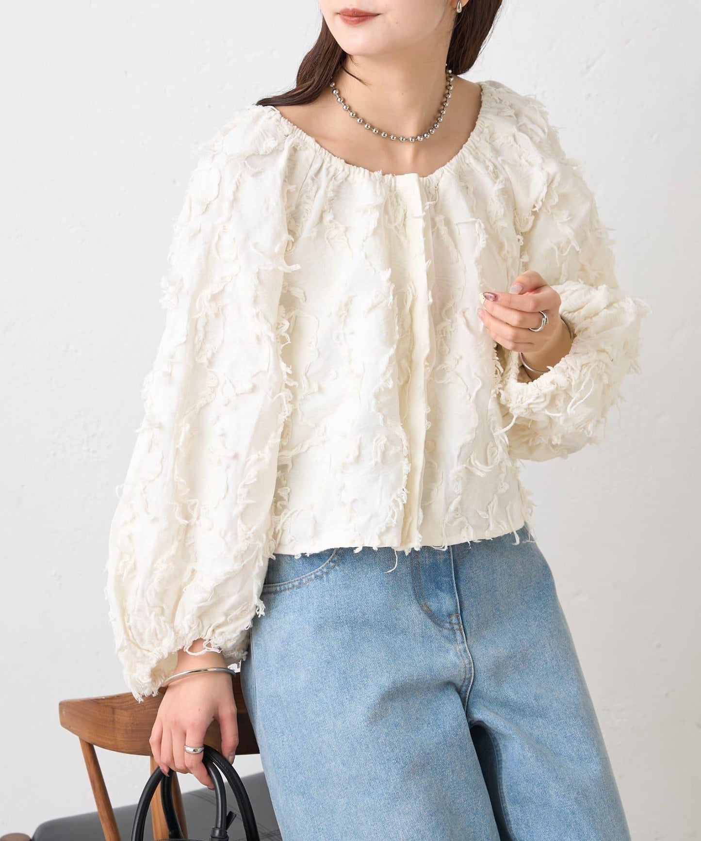 26SS 多穿法提花襯衫