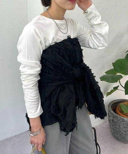 26SS 多穿法提花襯衫