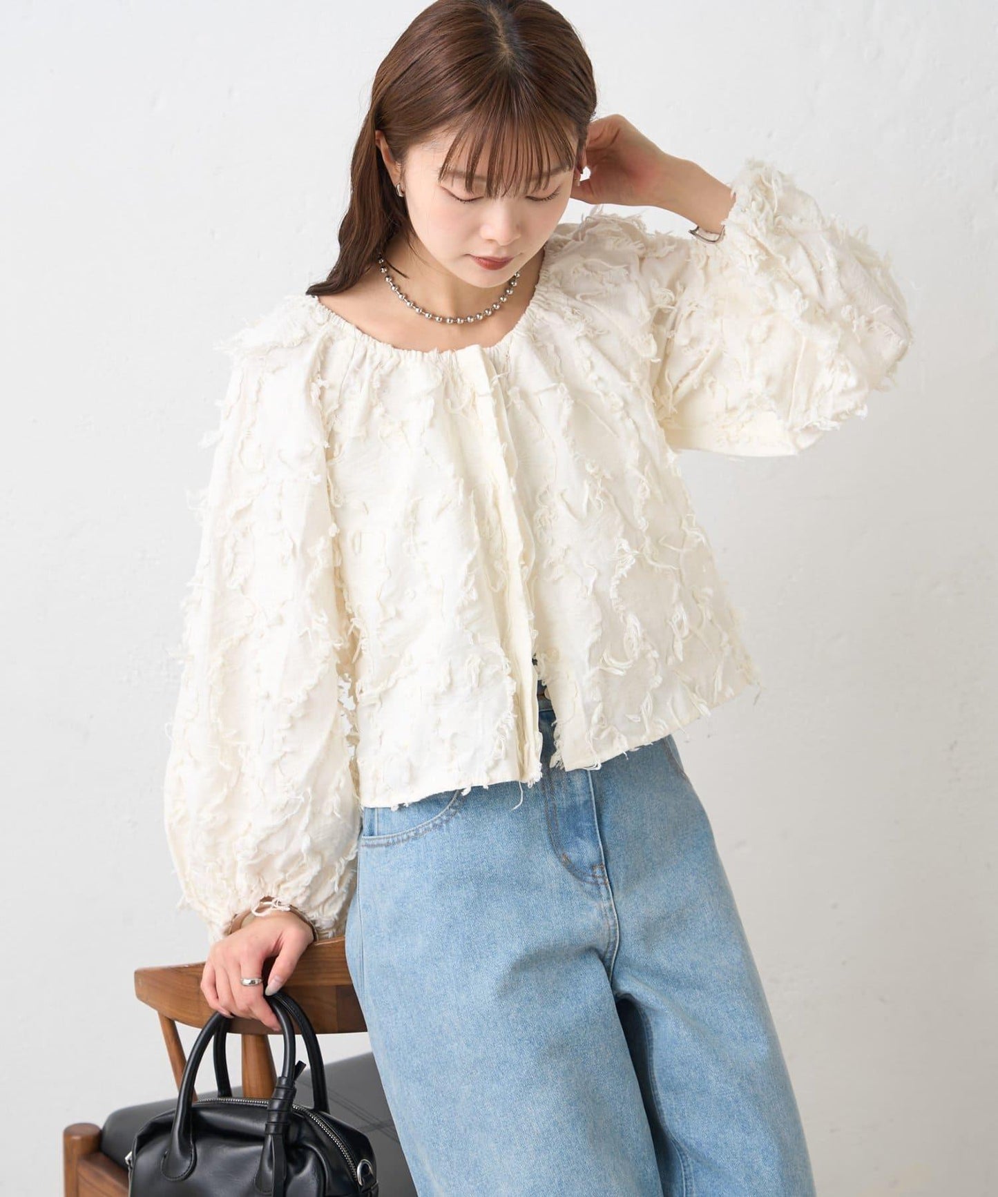 26SS 多穿法提花襯衫