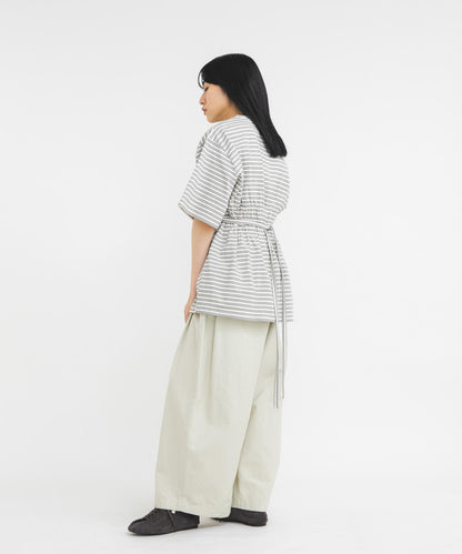 胸衣設計寬條紋 TEE 短袖T恤