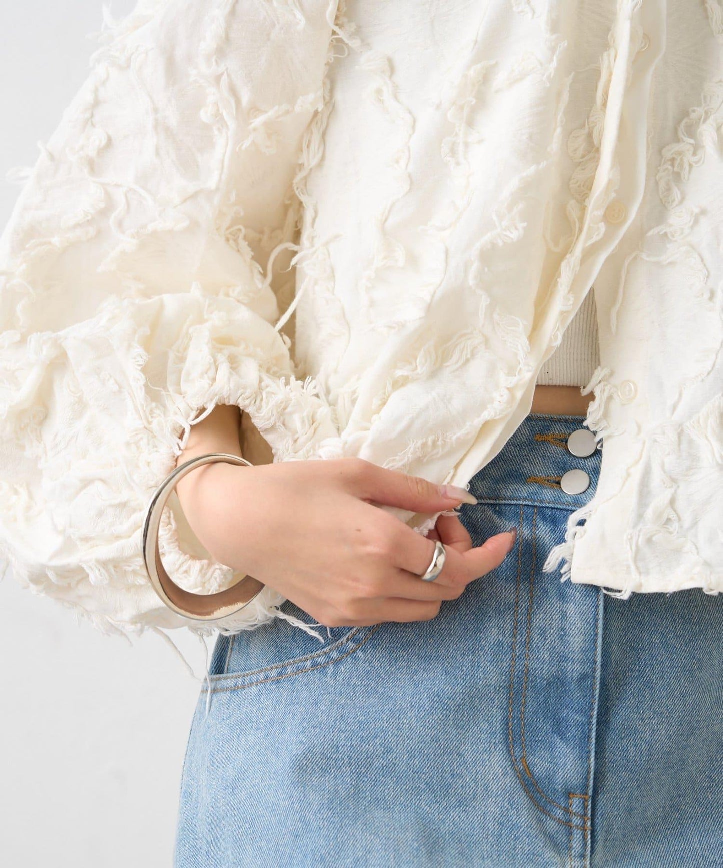 26SS 多穿法提花襯衫