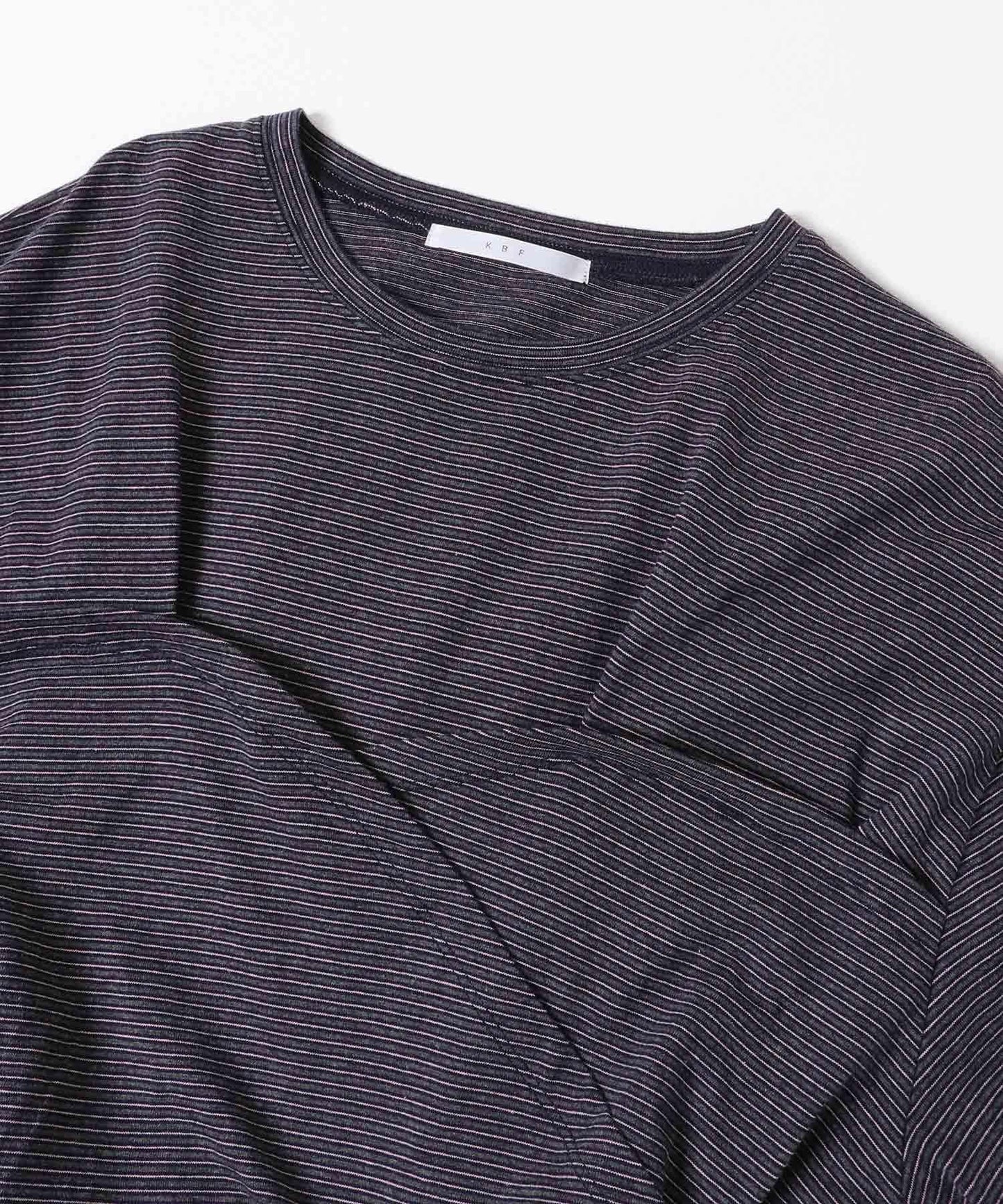胸衣設計寬條紋 TEE 短袖T恤