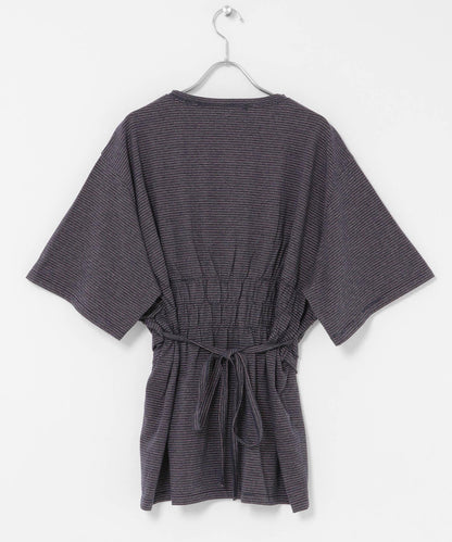 胸衣設計寬條紋 TEE 短袖T恤