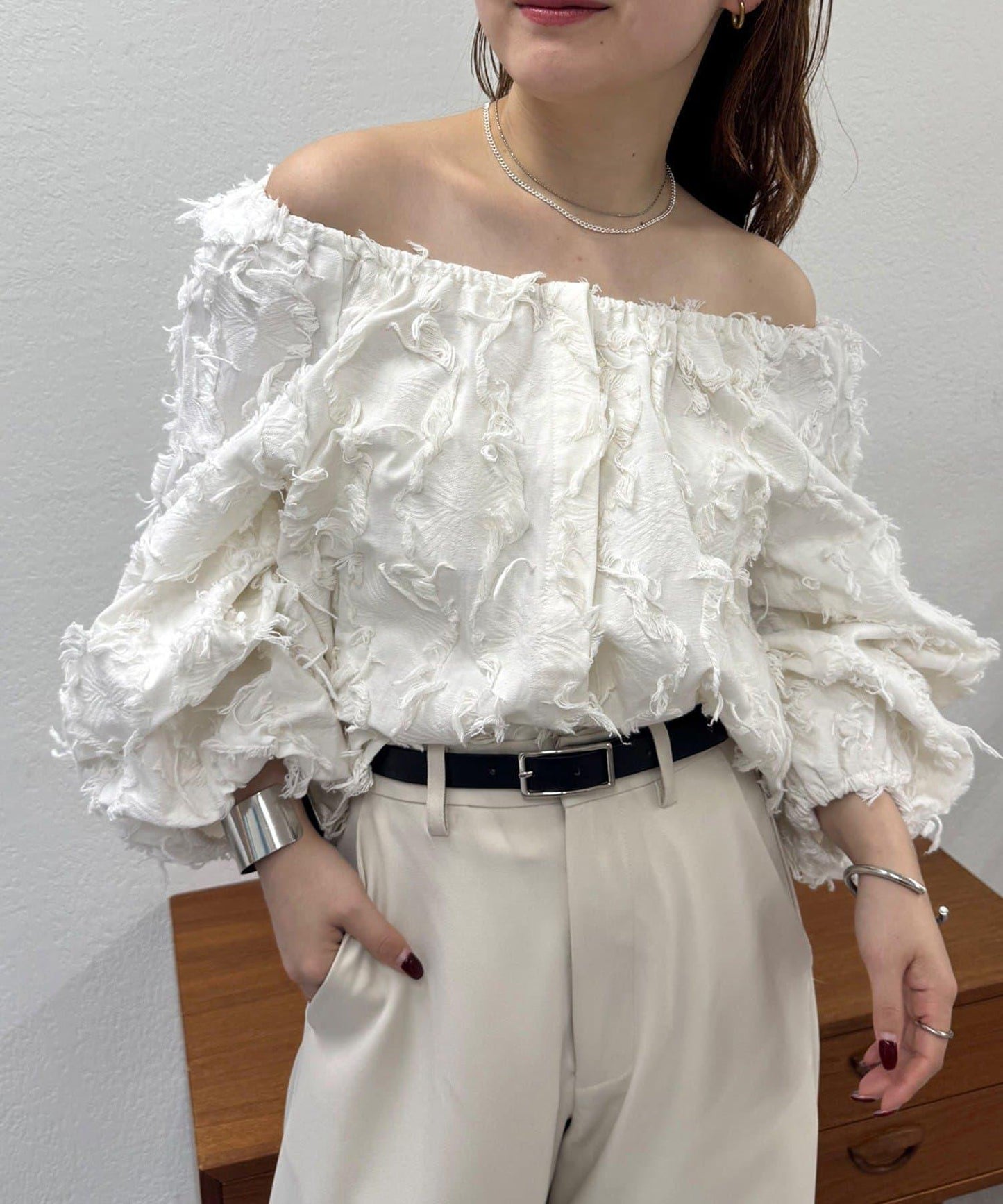 26SS 多穿法提花襯衫