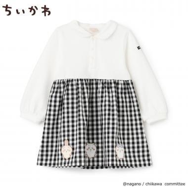 chiikawa（吉伊卡哇） 拼接連衣裙