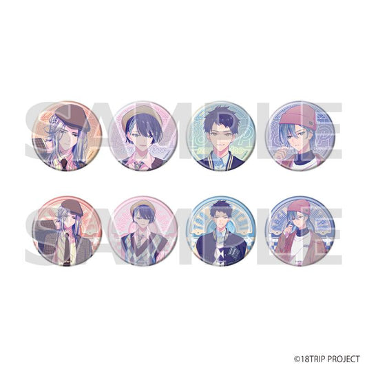 18TRIP 新復古ver. 全8種繪製插畫徽章 完整套裝（8個入）