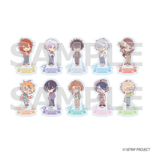 18TRIP 亞克力迷你立牌 新復古版 全套10種（迷你角色插畫） 完整套裝