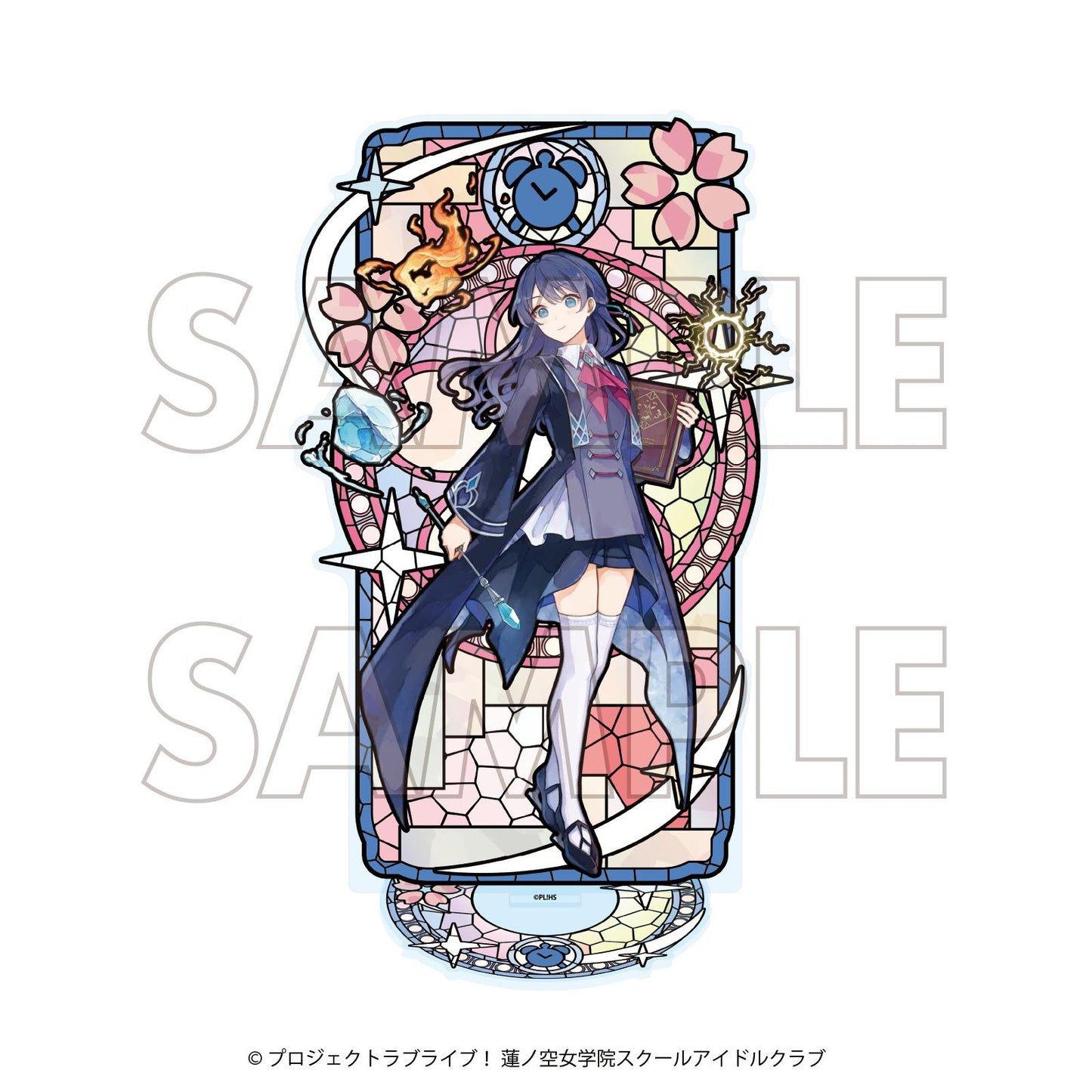 ラブライブ！蓮ノ空女學院スクールアイドルクラブ×石川県コラボ（LoveLive！蓮之空女學院學園偶像俱樂部×石川縣合作） 第四彈 村野さやか 彩繪玻璃風亞克力立牌