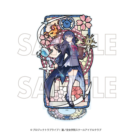ラブライブ！蓮ノ空女學院スクールアイドルクラブ×石川県コラボ（LoveLive！蓮之空女學院學園偶像俱樂部×石川縣合作） 第四彈 村野さやか 彩繪玻璃風亞克力立牌