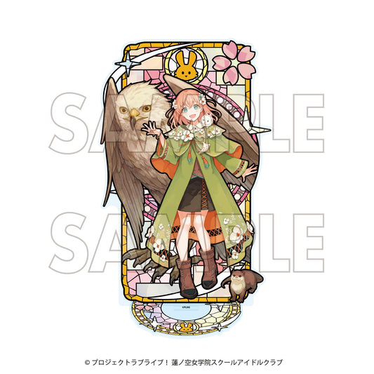 ラブライブ！蓮ノ空女學院スクールアイドルクラブ（LoveLive! 蓮之空女學院學園偶像俱樂部） 石川縣聯名系列 第四彈 日野下花帆 彩繪玻璃亞克力立牌