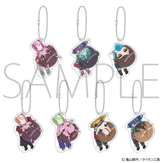 銀河特急 Milky☆サブウェイ かぷりっこ系列 亞克力鑰匙扣套裝（7個裝 BOX）