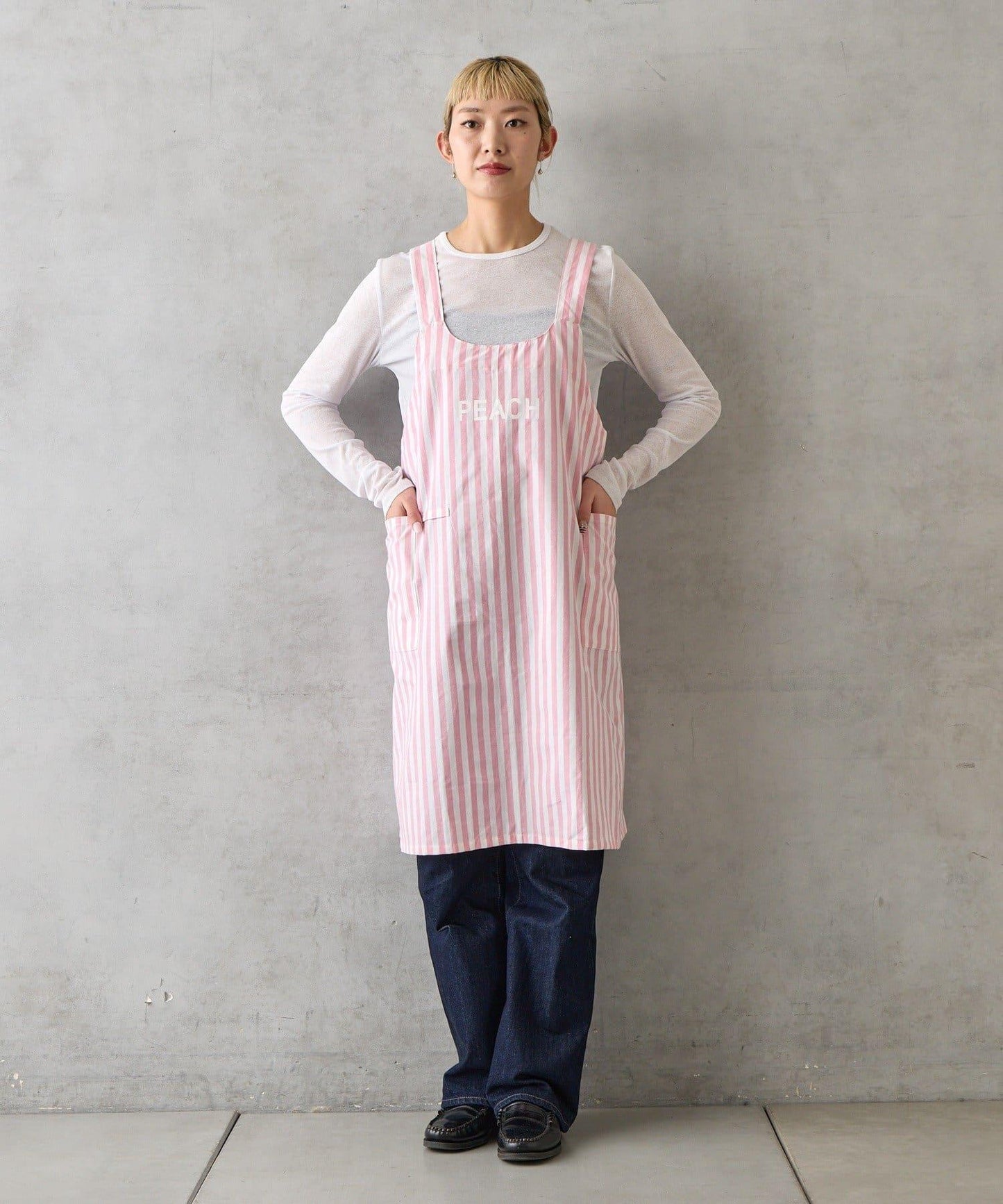 條紋棉質設計 圍裙＋隔熱手套＋廚房布 禮盒套裝