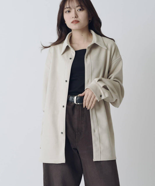 可水洗麂皮襯衫