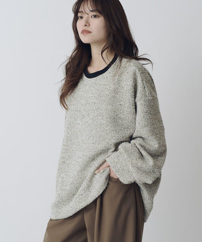 布克雷面料 袖口設計 套頭衫