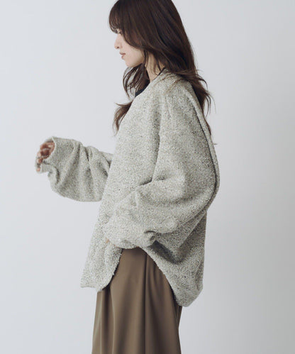 布克雷面料 袖口設計 套頭衫