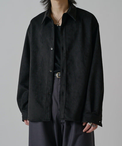 可水洗麂皮襯衫