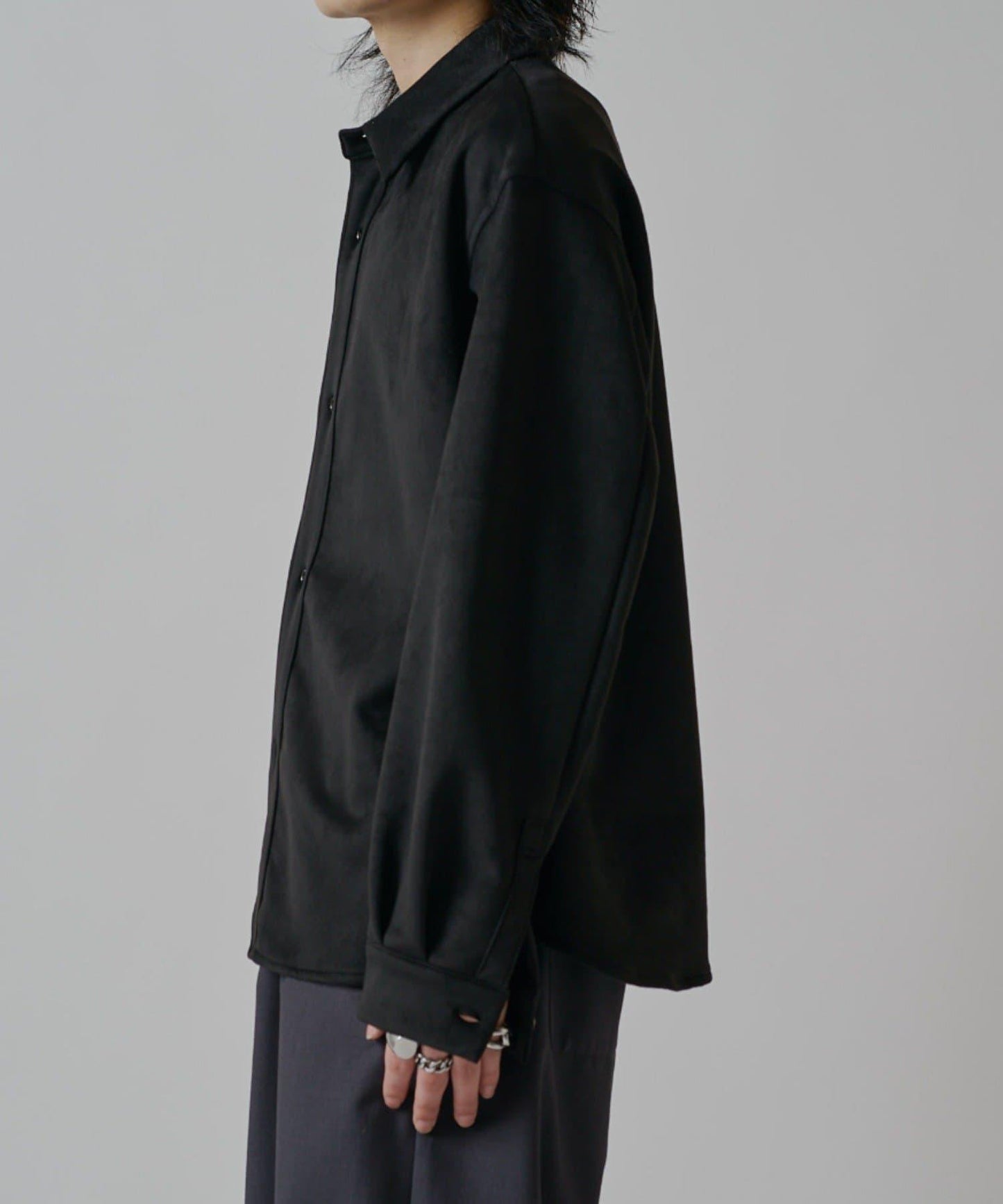 可水洗麂皮襯衫