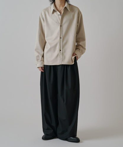 可水洗麂皮襯衫