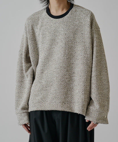 布克雷面料 袖口設計 套頭衫