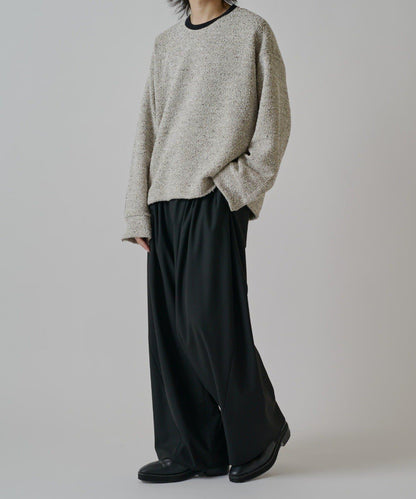 布克雷面料 袖口設計 套頭衫