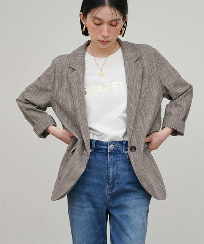 凹凸紗節面料夾克