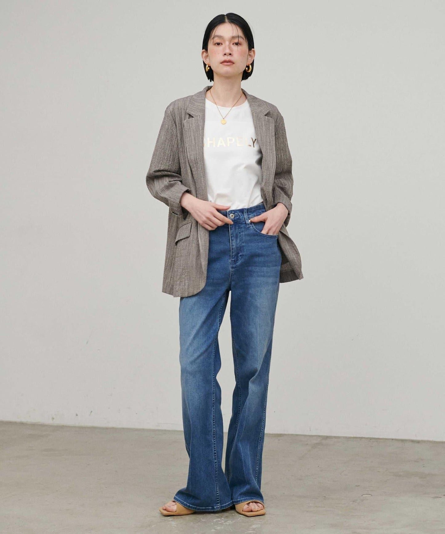 凹凸紗節面料夾克