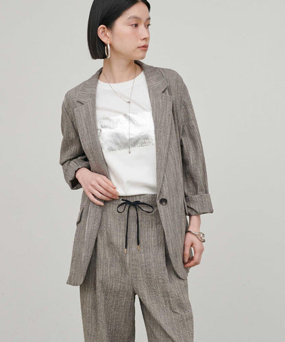 凹凸紗節面料夾克