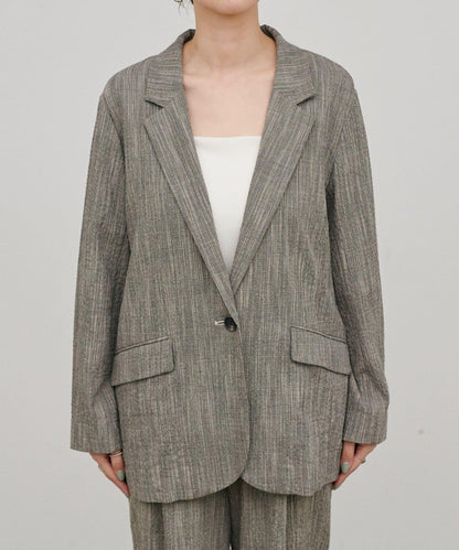 凹凸紗節面料夾克