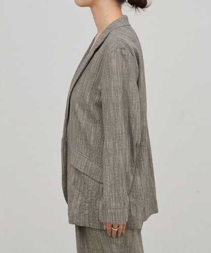 凹凸紗節面料夾克