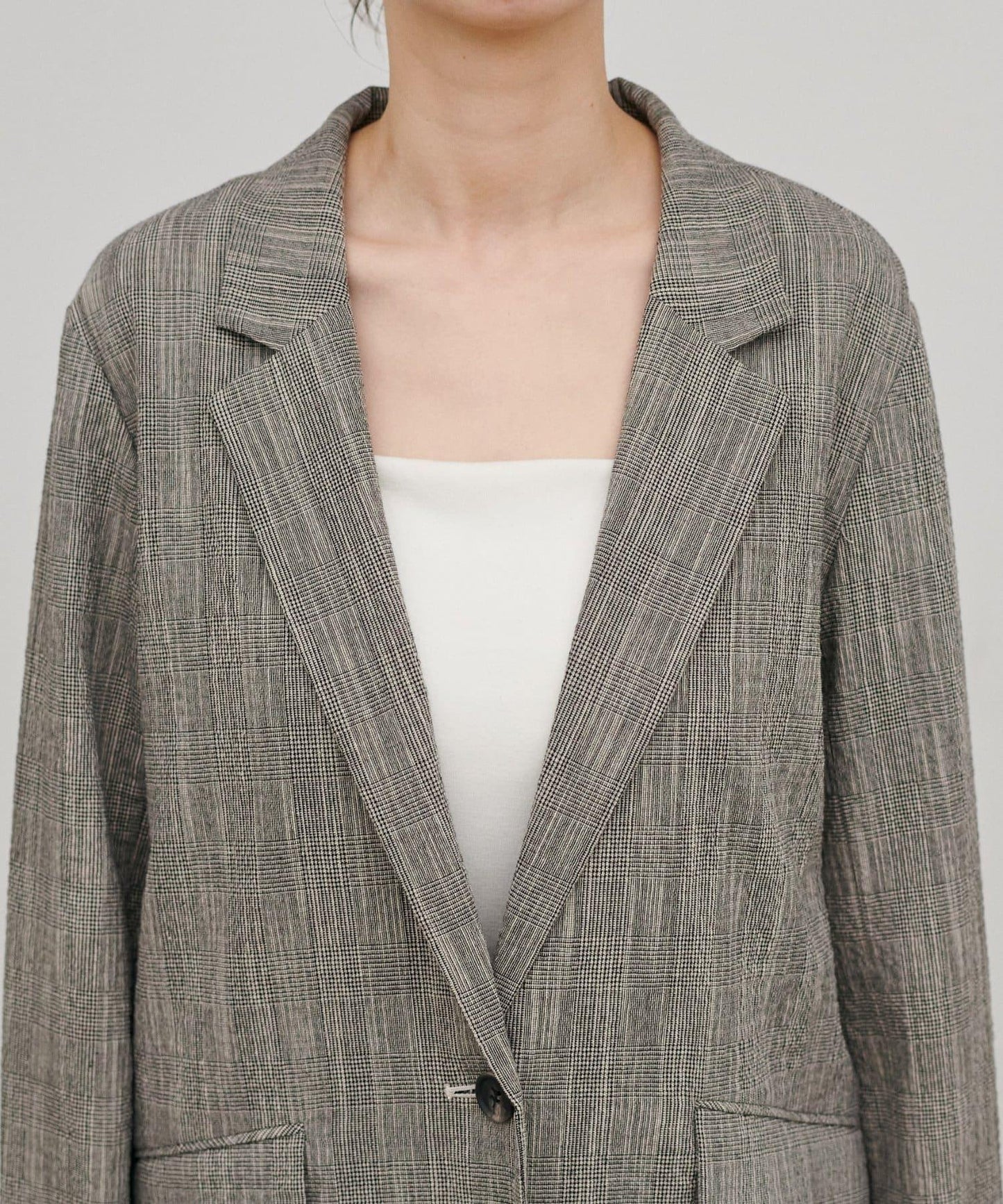 凹凸紗節面料夾克