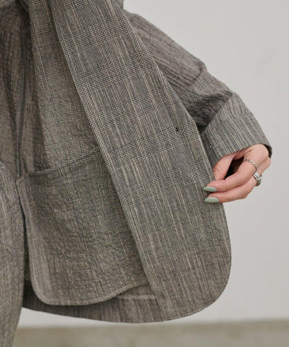 凹凸紗節面料夾克