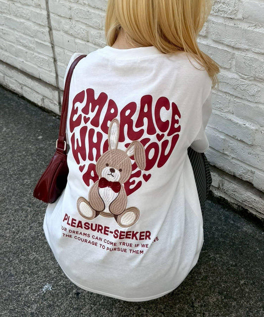 ANOTHER BRANCH 愛心兔子圖案T恤