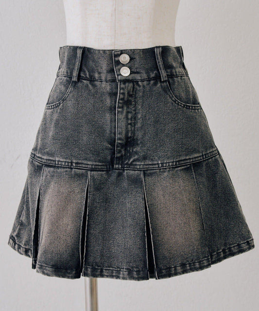 ANOTHER BRANCH 下襬百褶迷你半身裙