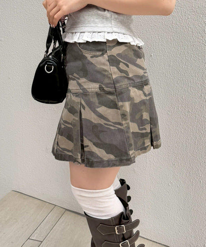 ANOTHER BRANCH 下襬百褶迷你半身裙