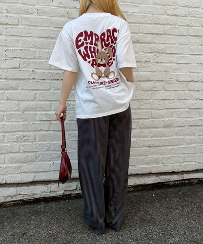 ANOTHER BRANCH 愛心兔子圖案T恤