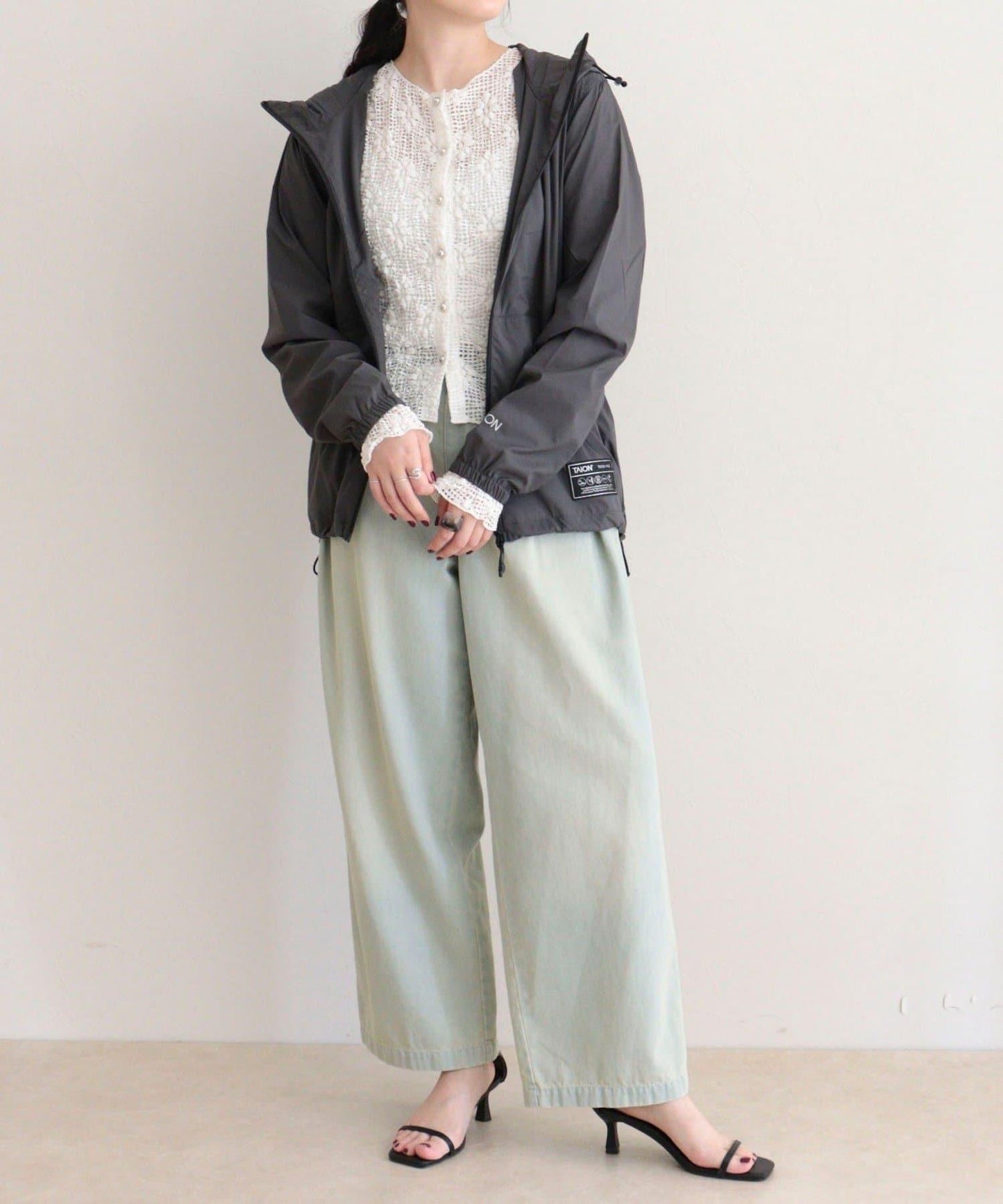TAION/タイオン BASIC SPORTS W-ZIP LIGHT PK 輕量運動雙拉鍊連帽外套