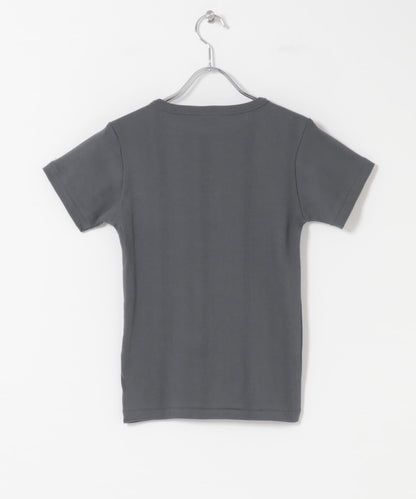 Miller Panel ribbed Henley tee T恤