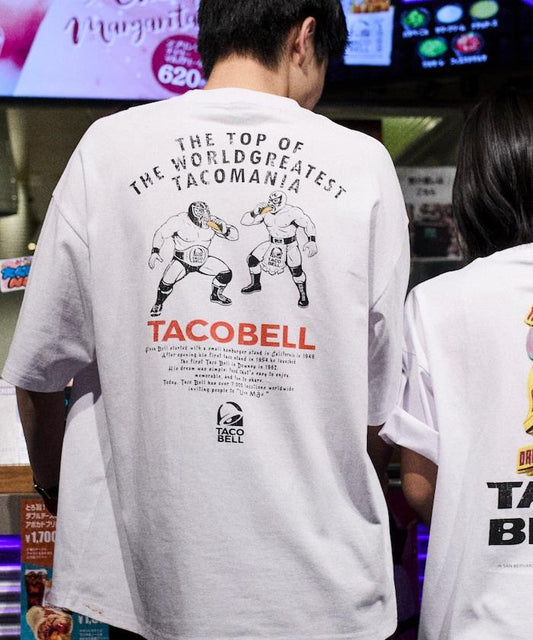 TACOBELL×FREAK'S STORE 聯名寬鬆版型後背印花圓領T恤