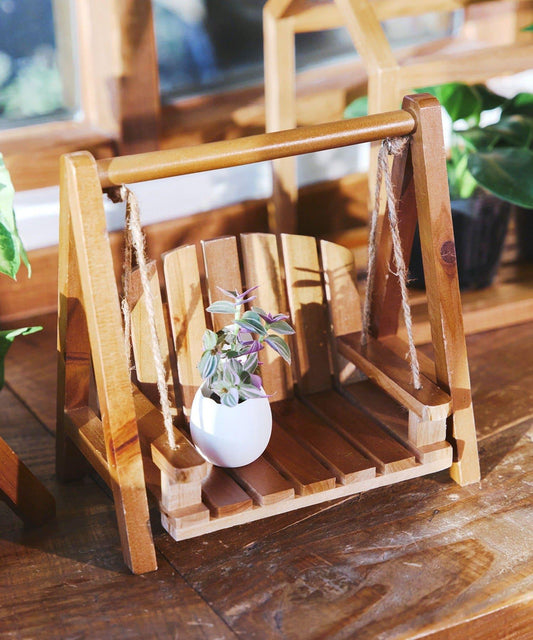 《ゆらせる!》 木質搖擺迷你長椅 GREEN PARK