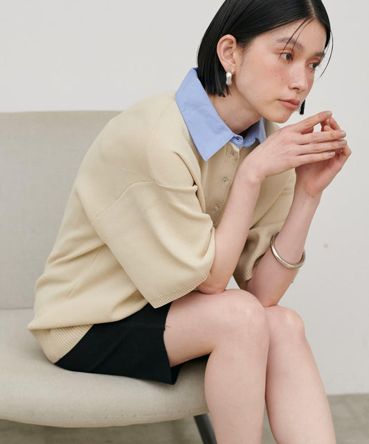 襯衫領 短袖 Polo 針織上衣