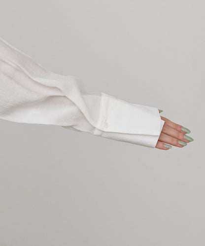 2WAY V領開襟設計 襯衫