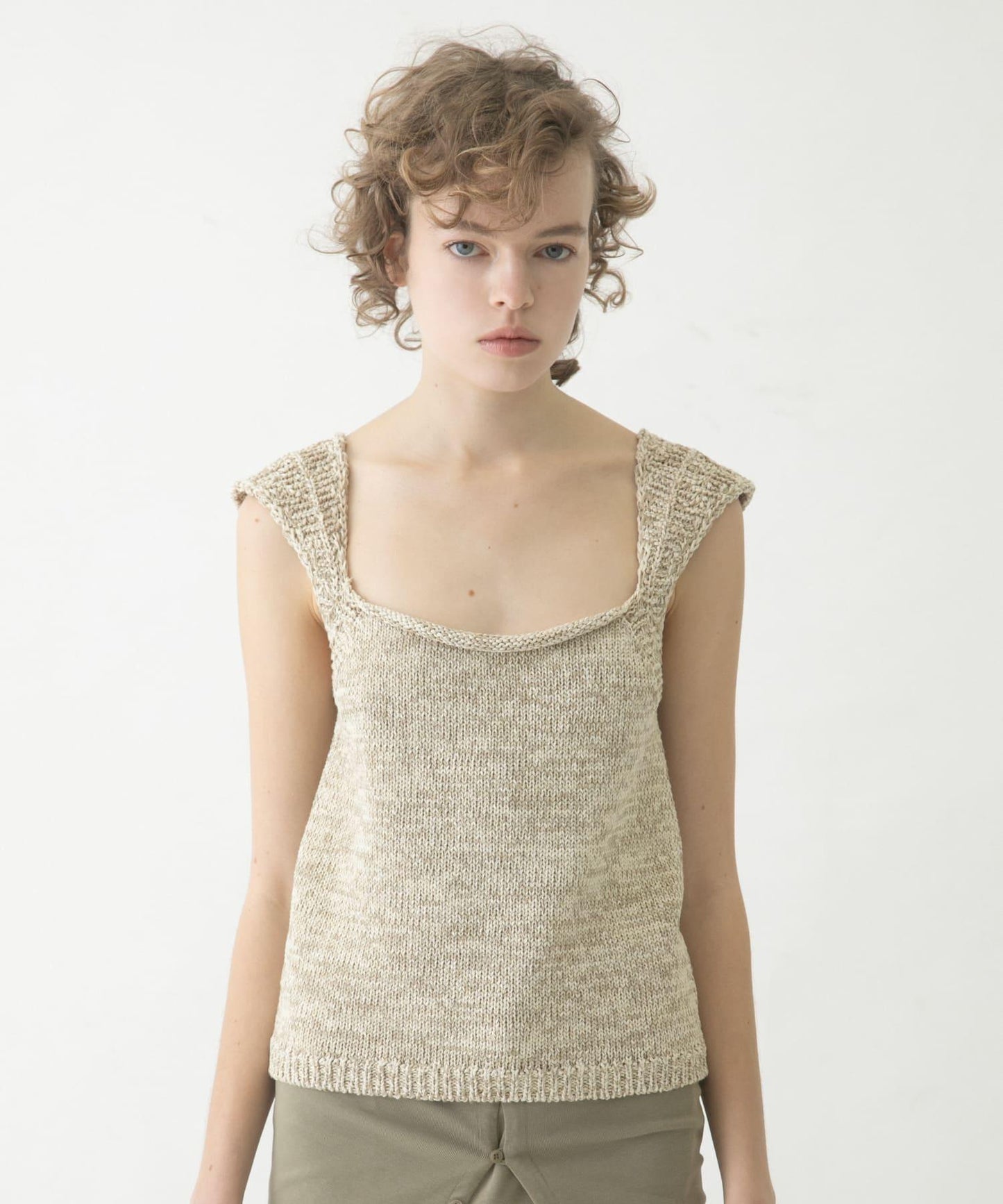knit tank top 背心