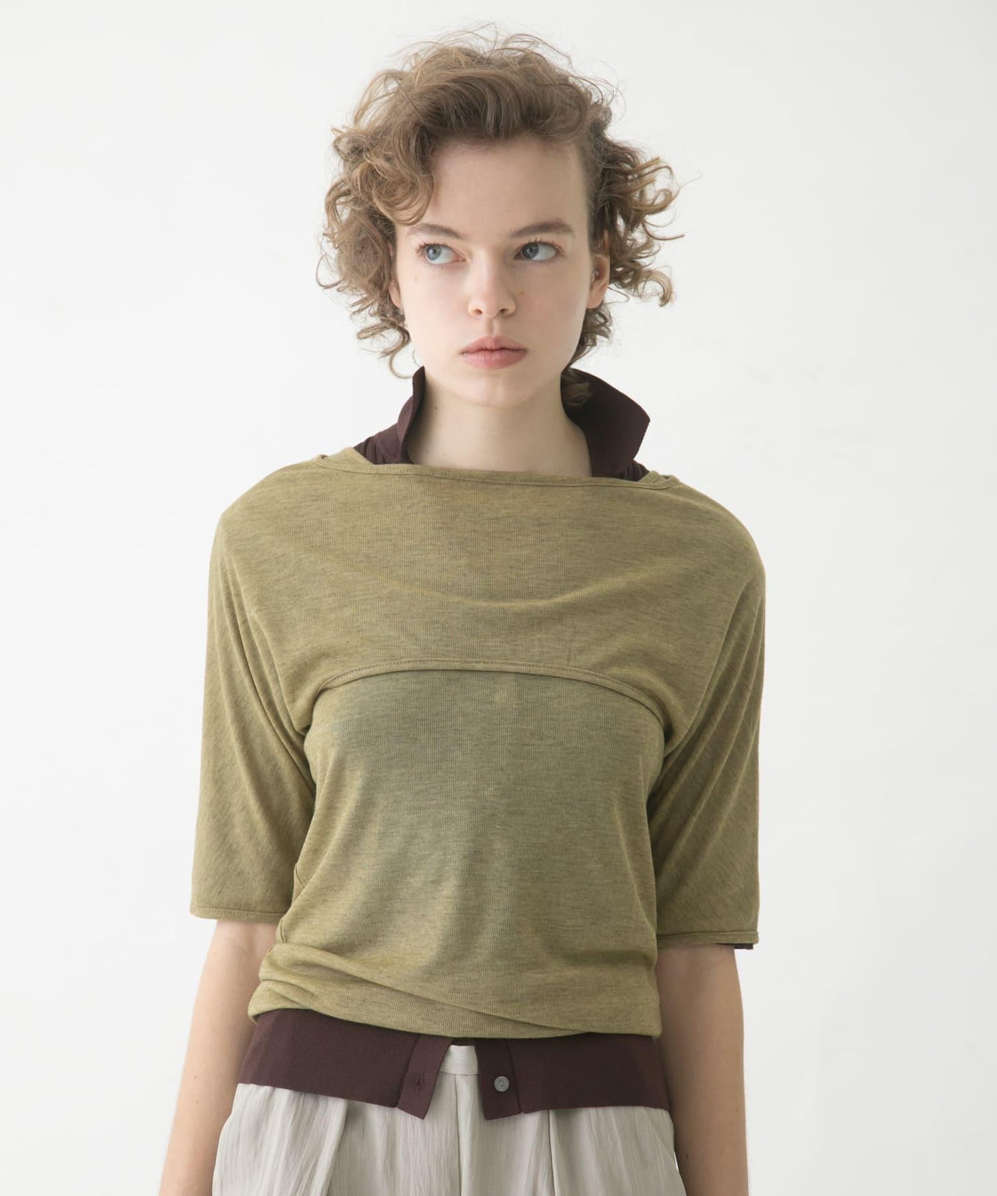 mix layered tee T恤