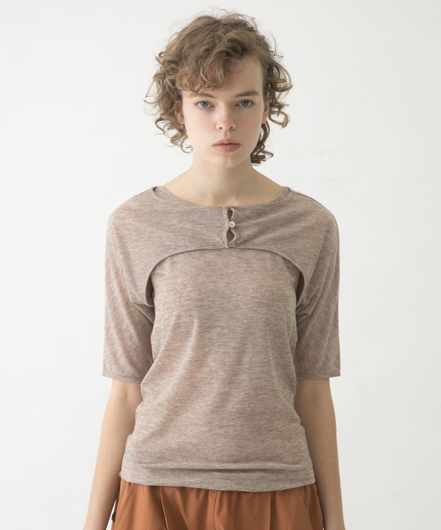 mix layered tee T恤