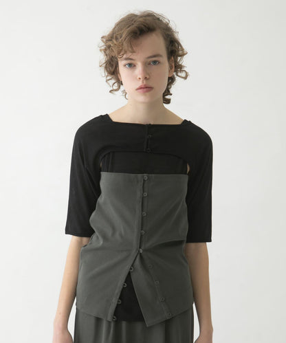 mix layered tee T恤