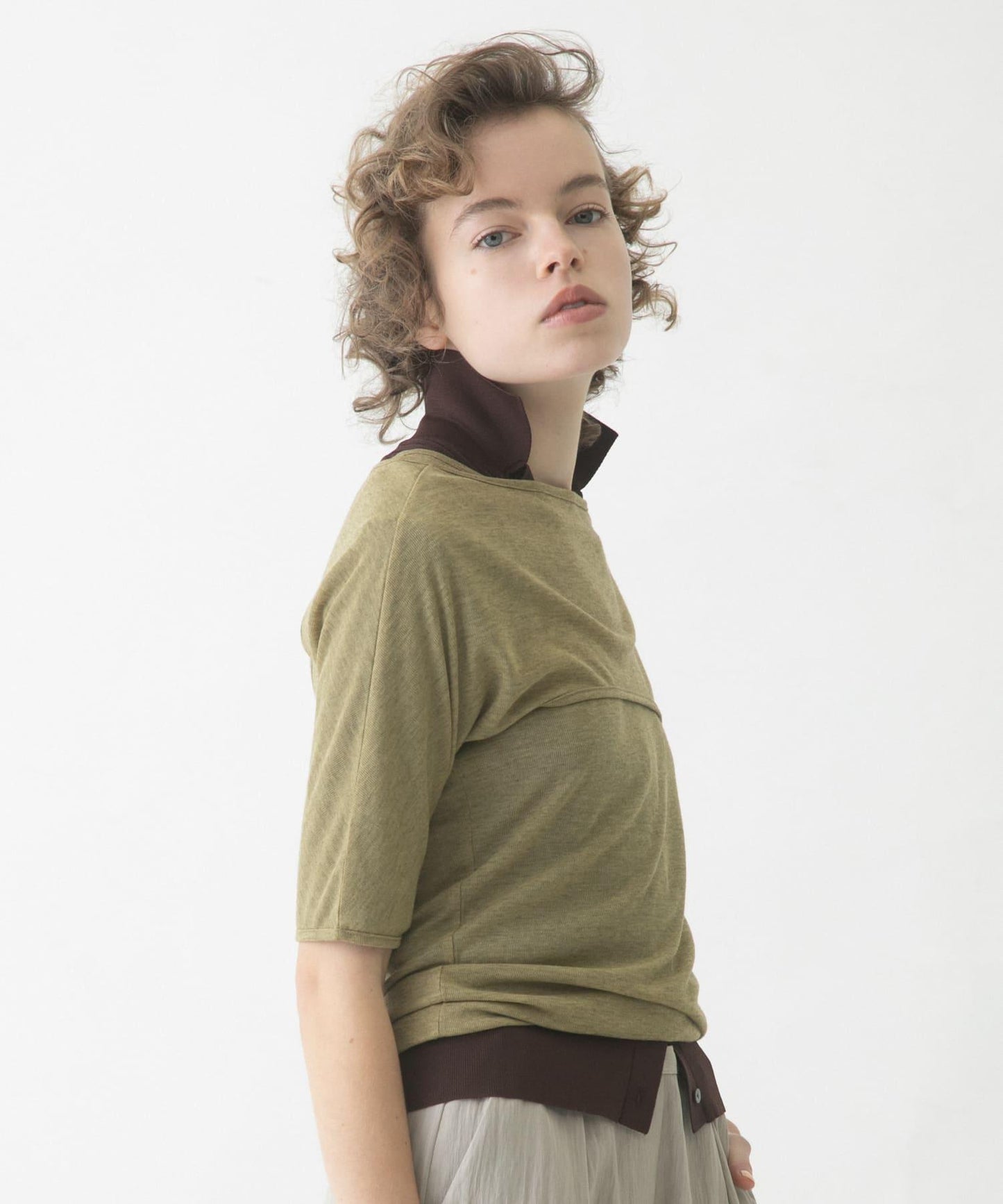 mix layered tee T恤