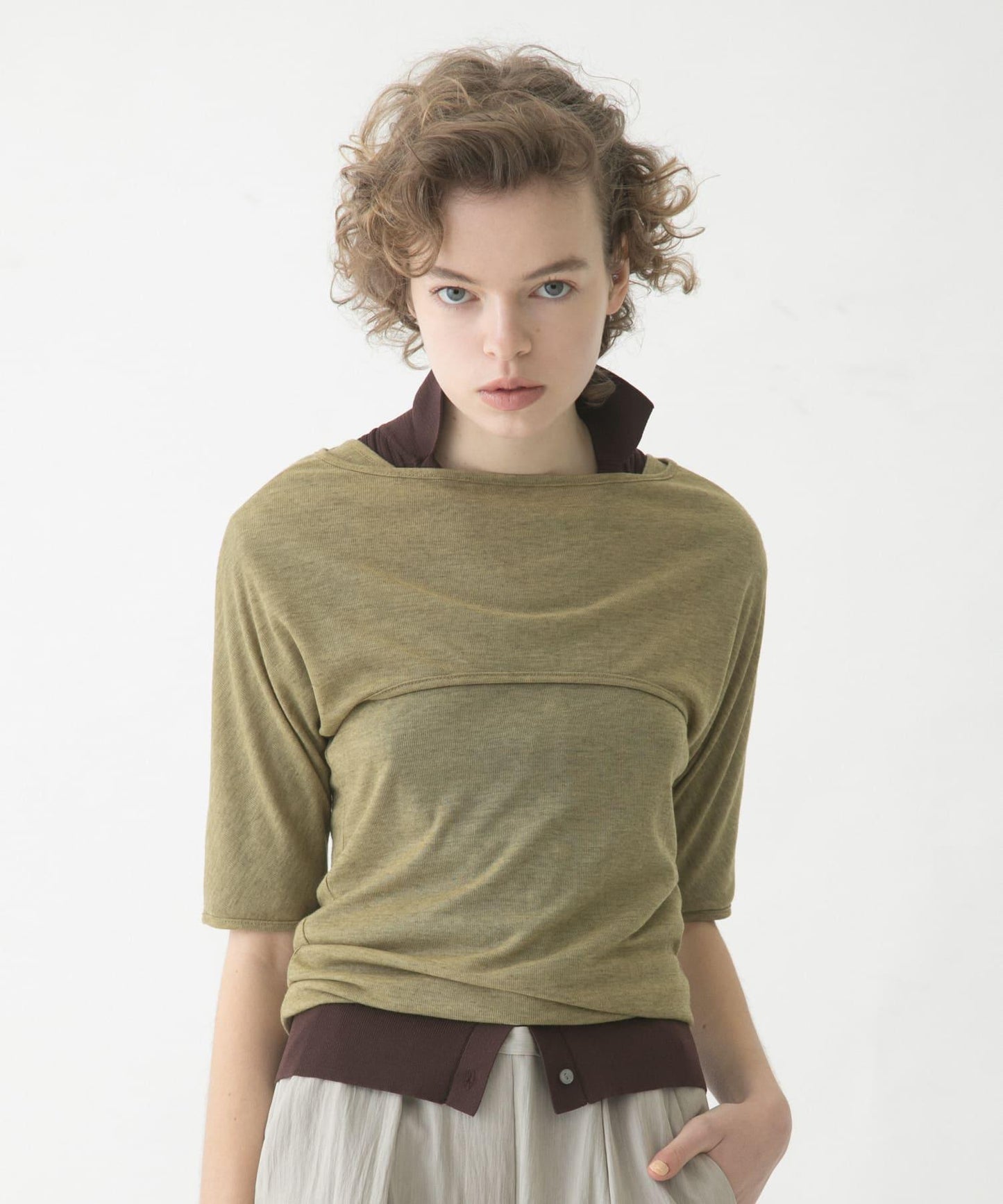 mix layered tee T恤